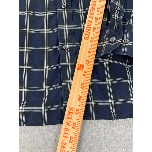 Banana Republic Classic Fit Long Sleeve Button Down Shirt (Men's XL) Blue - Picture 5 of 12